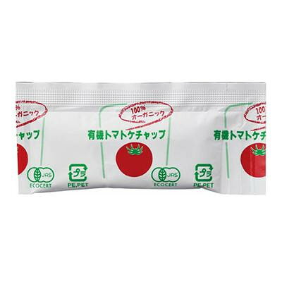 完熟の有機トマトと独自の素材選びで酸味・塩味を抑えた優しい味わいをトッピング。内容量10gサイズ個装サイズ：31.5×40.5×18cm重量個装重量：11200g仕様賞味期間：製造日より360日生産国日本少量パックのトマトケチャップ完熟の有機トマトと独自の素材選びで酸味・塩味を抑えた優しい味わいをトッピング。栄養成分エネルギー111kcal、タンパク質2.0g、脂質0.1g、炭水化物25.0g、食塩相当量2.6g(100gあたり)原材料名称：有機トマトケチャップ有機トマト(米国産、スペイン産)、有機砂糖、有機醸造酢、食塩、有機たまねぎ、有機香辛料保存方法常温保存製造（販売）者情報【製造者】高橋ソース(株)〒367-0063埼玉県本庄市下野堂604-7fk094igrjs