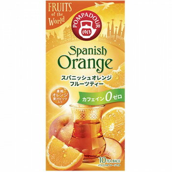 ポンパドール ハーブティー スペインオレンジ 10ティーバッグ×12セット【フルーツ&ハーブティー 濃縮オレンジ果汁ブレンド】 ホット アイス お茶 73009