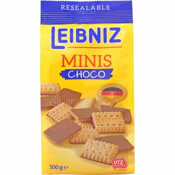 バールセン ライプニッツ ミニーズチョコビスケット 100g 24セット【ドイツ発 ミルクチョコレートコーティング バターの風味豊か】