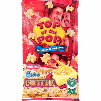 トップオブザポップ ポップコーン バター 100g 90セット 【電子レンジで簡単 出来立て熱々】 バター香る マイクロウェーブポップコーン 業務用 大容量