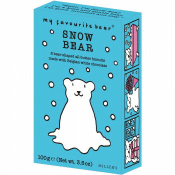 マイフェイバリットベアー スノーベアー 100g 12セット【8枚入り×12】 可愛い ベアー型ビスケット ベル..