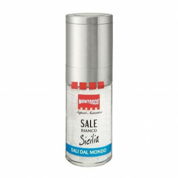 モントスコ シシリアンソルト 岩塩 90g 8個セット 【セラミックミル付き】 別名ダイヤモンドソルト 粗挽き細挽き調節可能 料理の彩りに ギフト お返し 内祝い 077021