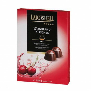ラロシェル チェリーブランデーチョコ 150g 14個セット【大人のチョコレート ギフト お返し 内祝い】ドイツ製 アルコール入り ミルクチョコ