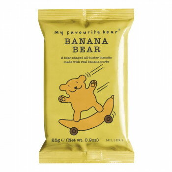 ミラーズ マイフェイバリッドベアー バナナベアー 2P 25g 48個セット 【ベアー型バタービスケット】 米..