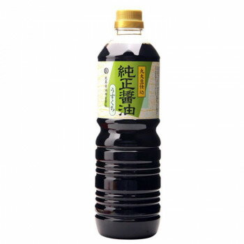 丸島醤油 純正醤油(淡口) 1L×2本 ペットボトル 【日本製 本醸造】 小豆島 丸大豆 ...