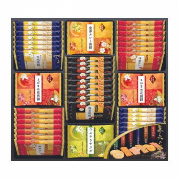 金澤兼六製菓 兼六の華 けんろくのはな KRN-30R 【国産米100% 煎餅詰め合わせ 10種58枚】 お中元 お歳暮 手土産 ギフト お返し 内祝い 日本製