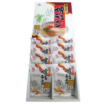 麵類 - 鳥志商店 博多ラーメン 8食 ギフトセット 【ラー麦100%使用 60時間熟成乾燥麺】 936g C-25 日本製 お返し 内祝い 贈答用