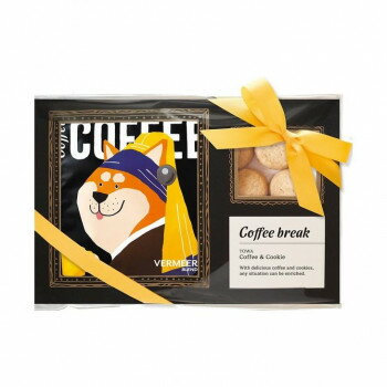 陶和 アートミュージアム プチギフトセット 柴犬 10個セット 【日本製】 ドリップコーヒー 焼菓子 お返..