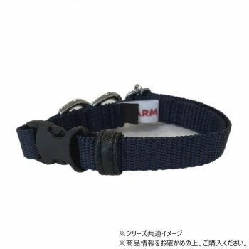 Rakuten - 犬用首輪 ペット用首輪 PPカラー ネイビー M 1820FNB74 日本製 軽量 丈夫 ポリプロピレン 洗濯可能 シンプル お散歩 20mm 27-42cm ～20kg
