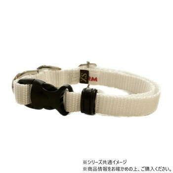 犬用首輪 首輪 PPカラー バニラ M 1820FNB74 軽量 丈夫 ポリプロピレン 洗濯可能 日本製 シンプル お洋服合わせ オールシーズン 小型犬 中型犬