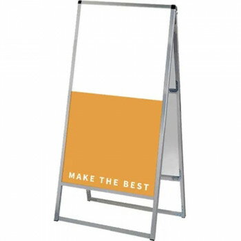 A型ボードスタンド看板 TOKISEI 常磐精工 バリウススタンド アルミ複合板 600×1200 両面 日本製 インクジェット シート貼付 屋外 店舗 イベント VASKAP-600X1200R