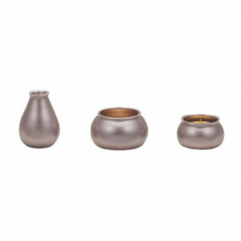 Other - 仏具 三具足 3点セット ALTE MEISTER アルテマイスター マリーノ ピンク 41348 真鍮製 日本製 海模様 前香炉 花立 火立