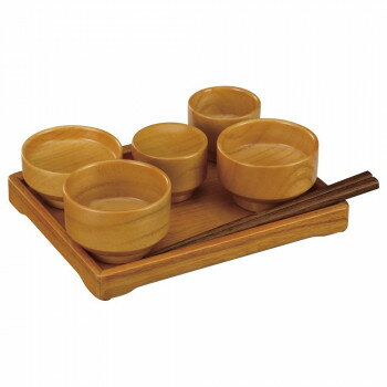 木目がナチュラルな仏膳椀セットです。※脚無しタイプです。サイズH1.7×W16.5×D12.5cm個装サイズ：13×17×2cm重量個装重量：500g素材・材質ツバキ生産国海外fk094igrjs