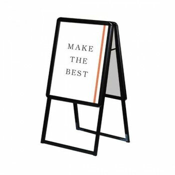 ポスターグリップスタンド看板 屋外用 TOKISEI 常磐精工 A2両面ブラック 日本製 アルミ製 アクリルカバー フロントオープン式 耐水 店頭 イベント 展示 PGSK-A2RB-G