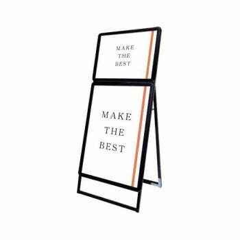 ポスターグリップスタンド 看板 屋内用 TOKISEI 常磐精工 PGSKC-B2B1KB B2 B1 片面 ブラック 日本製 アルミ アクリル ハードボード 2種類 同時展示 オフィス 店舗 イベント