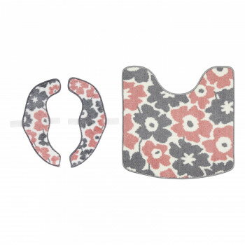 便座マットとトイレマットのセットです。便座マットはいろいろな便座タイプに対応しています。取り付けラクラクでピタッと装着できます。特殊すべり止め加工でズレにくい仕様です。※洗濯の際は洗濯ネットをお使いください。※洗濯表示に従い、お洗濯をお願いします。サイズトイレマット:60×60cm、便座マット:フリーサイズ個装サイズ：41×48×64cm重量個装重量：295g素材・材質ポリエステル100%仕様製法:タフト裏面加工:TPR特殊加工:抗菌加工洗濯機で丸洗いOKセット内容便座マット×1トイレマット×1生産国中国fk094igrjs