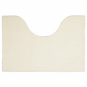 Rakuten - トイレカーペット カキウチ SELECT JUST FIT ベース アイボリー 40×60cm 洗濯機丸洗い 密着すべり止め フリーカット 薄型マット ポリエステル