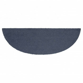 Carpet Tiles - カーペット 敷き足し カキウチ らくケア どこでもカーペット 20×60cm ラウンド ネイビー ポリエステル フリーカット 洗濯OK ずれにくい 密着型 床冷え防止 丸洗い 簡単お手入れ