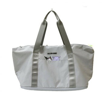 ボストンバッグ サンリオ クロミ サイズアップ 旅行 アウトドア 28×55×10cm 500g K...