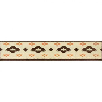 キッチンマット カキウチ ズレSTRONG 45×240cm キリム アイボリー 滑り止め TPR素材 床暖房対応 洗濯可 たためる 掃除機OK