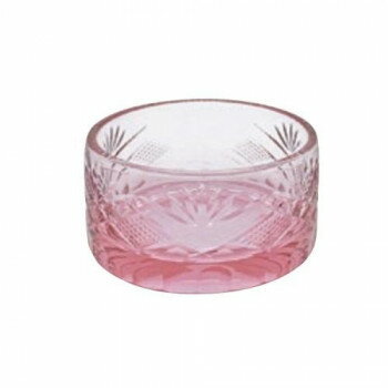 incense Burners - 香炉 ガラス製 切子硝子 クローネ 3.0寸 ピンク 32J6308300054 お香 インテリア 仏具 和風 ギフト