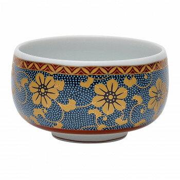 茶碗 九谷焼 青粒鉄仙 531000007w071 日本製 陶磁器 繊細模様 上品 気品 逸品 お祝い 贈答 ギフト 茶道 和食器 1