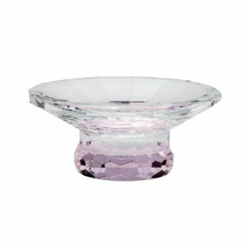 Rakuten - 供物台 クリスタルガラス 心結(miyu) 32n4008300054 ピンク 88×88×35mm 177g ガラス製 高級感 仏壇 仏具 お供え 祭壇