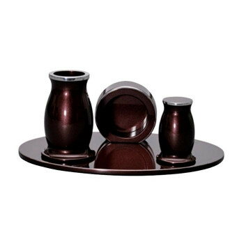 ステージ セット 涙雲 memorial アルミ製 日本製 4点 花立 写真立て 骨壺 32U1007800064 30×20×15cm 910g