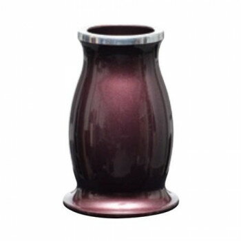 花立 アルミ製 涙雲 memorial 32U3007800064 日本製 手元供養 シンプル あずき 56×56×85mm 218g