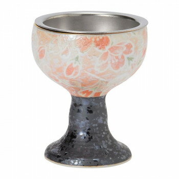 Rakuten - 仏器 風舞花 有田焼 落とし付 雅桜ピンク 70g 日本製 仏飯器 ステンレス 落とし お手入れ簡単 仏壇 供え物 セット