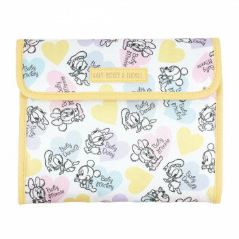 Disney ディズニー マルチケース DJM-2303K ベビーミッキー ジャバラタイプ 収納 ケース カードケース 母子手帳 ポーチ 小物入れ 可愛い