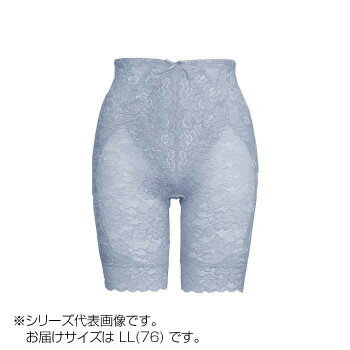 TAMURA Yauco 総レース 多機能 ロングガードル TYJ90 補正下着 ボディスーツ 秋冬 美脚 シェイプアップ 快適 フィット感 高い グレーLL(76)-TYJ90-224-LL-76