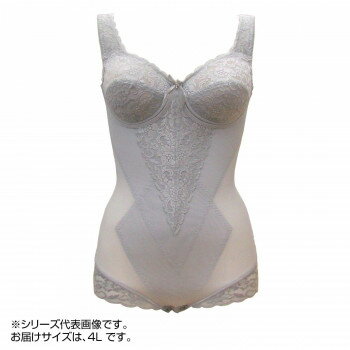 Body Suit - レディメイクボディスーツ TAMURA EPARINA TPN17 ノンワイヤー 補正下着 シェイプウェア バストアップ 体型補正 秋冬 グレー4L-TPN17-224-4L