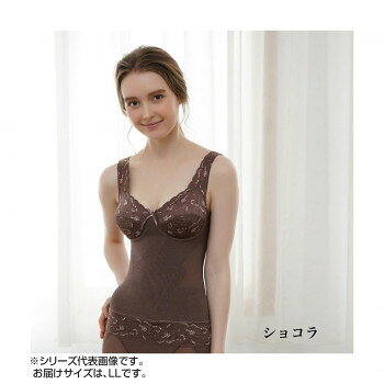 ノンワイヤー・キャミソールタイプだからはじめての補正下着にもおすすめ。背中や脇のお肉まですっきり補正してくれます。※この商品はアンダーバスト基準でお選びください。※モニターの設定などにより、実際の商品と色味や素材の見え方が異なる場合がございます。サイズ個装サイズ：28×15×3cm重量個装重量：150g素材・材質身生地:ナイロン75％、ポリウレタン25％レース部:ナイロン76％、ポリエステル12％、レーヨン12％仕様・フルカップタイプ・カップ受け有り・胸元にパールリボン1個・ワイヤー、ボーン無し・丸パット付き(ポリエステル100％)・クロッチ部分2スナップボタン・洗濯機OK(ネット使用)・特許4408130号・意匠登録1313865号生産国中国バスト95?103cmアンダーバスト80?90cmfk094igrjs