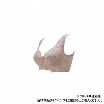 Rakuten - TAMURA yauco ブルーメリア ブラジャー グラマー YTA25G 補正下着 ワイヤーレス 快適 美乳 ノンワイヤー ブラ 取り外しパッド ダスティピンク L
