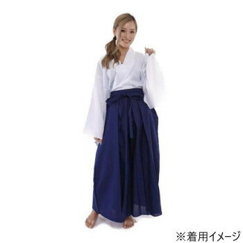 コスプレ衣装 カラフル袴 巫女 侍 時代劇 舞台 演劇 歌舞伎 武道 弓道 浪人 節分 ユニセックス 汎用衣装 紺