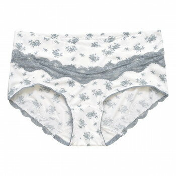 アビックス マミールナ マタニティ クロスショーツ 妊婦 産前 産後 下着 ショーツ パンティー インナー レース ベア天竺 伸縮 楽 0534-00 濃灰 M 831725F