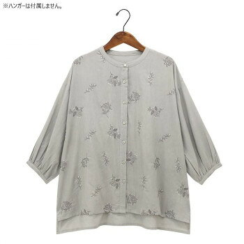 七分丈の袖で露出しすぎず、日差し対策もバッチリ。ナチュラルな刺繍でスカートにもパンツにも合わせられます。サイズ着丈SNP?(約)63cm、バストフリー個装サイズ：34×28×2cm重量個装重量：124g素材・材質コットンキャンブリック綿100%生産国インドfk094igrjs