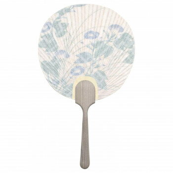 日本製 うちわ 夏づくし 朝顔 2353 和紙 竹 杉 ギフト お土産 夏 涼 手作り 伝統工芸