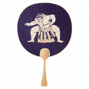 日本製 うちわ 土俵入 2653 和紙 竹 ギフト お土産 夏 涼 扇子 和風 伝統工芸