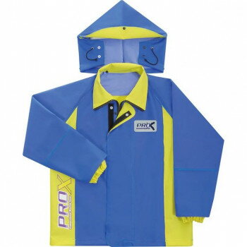 樂天商城 - 弘進ゴム プロエックスα ブルゾン G0614AW 防寒着 作業服 秋冬 防風 ワークウェア プロエックス ブルゾン 2トーン カジュアル 大型ファスナー ブルー S0