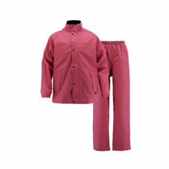 弘進ゴム レインスーツ RX-300 レイングランドクロス 作業服 ワークウェア 防水 透湿 防寒 秋冬 防風 レインウェア 回転フード ローズレッド LL H0206BQ