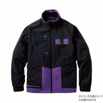 乐天商城 - 桑和 0534-00 防寒着 防寒ブルゾン 作業服 ワークウェア 秋冬 防風 透湿 反射 視認性 ブルゾン Sサイズ パープル(63) G.G.