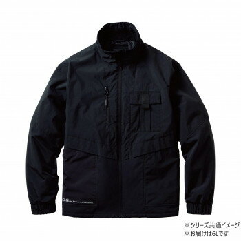 桑和 0534-00 防寒着 防寒ブルゾン 作業服 ワークウェア 秋冬 防風 透湿 反射 視認性 ブルゾン 6Lサイズ ブラック(4) G.G.