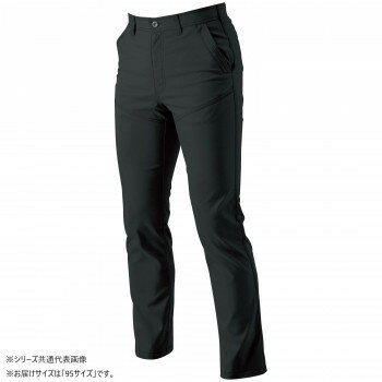 Rakuten - 桑和 3042-09 スラックス SOWA 作業服 ワークパンツ 防寒 秋冬 ストレッチ 伸縮 動きやすい 制電 静電気防止 95サイズ ブラック(4)
