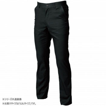 Rakuten - 桑和 3048-09 スラックス 防寒着 作業服 秋冬 ワークパンツ 防風 ストレッチ 伸縮 制電 静電気防止 G3Lサイズ ブラック(4)