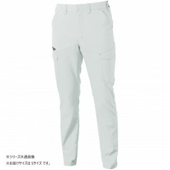 Rakuten - 桑和 3478-08 カーゴパンツ 防寒着 作業服 秋冬 ワークパンツ ストレッチ 防風 制電 JIS T8118 サスティナブル Sサイズ シルバーグレー(22)