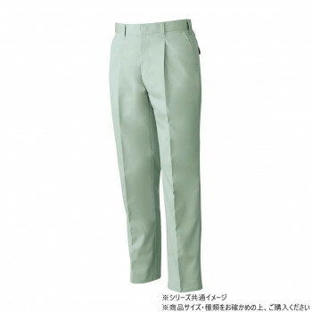 樂天商城 - 桑和 4449 ワンタックスラックス 防寒着 作業服 秋冬 ワークウェア 防風 静電気防止 シワになりにくい ノーアイロン 79サイズ モスグリーン(107)