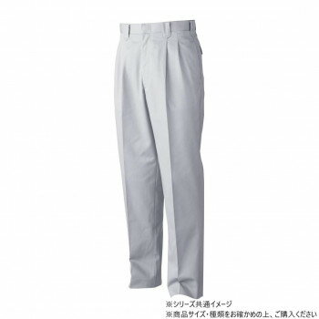 樂天商城 - 桑和 5339 ツータックスラックス 防寒着 作業服 秋冬 ワークウェア 防風 ノーアイロン 型くずれしにくい 綿100% ツータックスラックス5339 79サイズ シルバーグレー(22)
