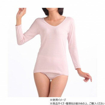 樂天商城 - 神戸生絲 シルクノイル 婦人 7分袖 スリーマー ST741 秋冬 保温 肌着 インナー 防寒 ワークウェア 作業服 日本製 M ピンク